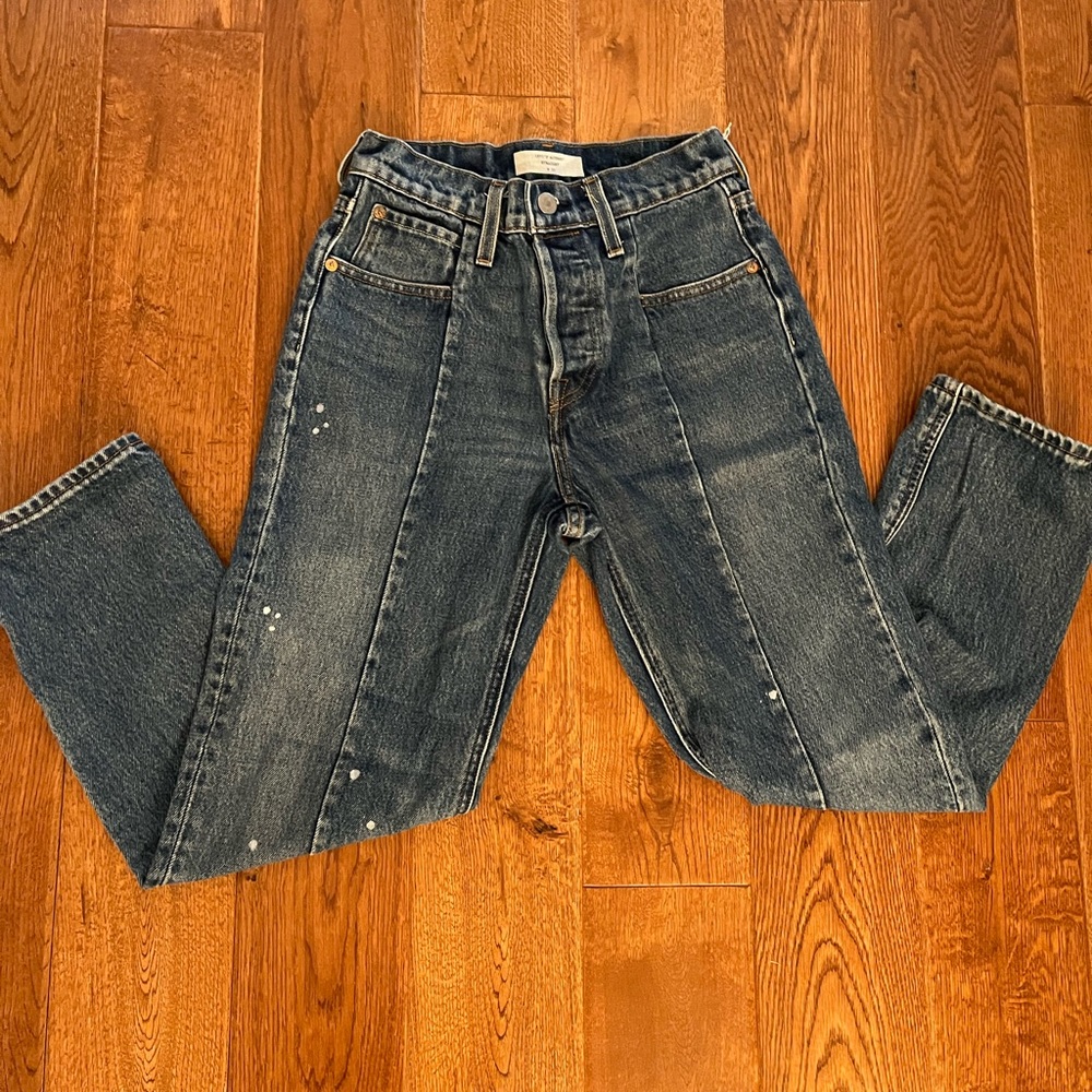Levi Altered straight jeans